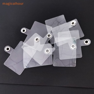 Magicalhour^^ สายคล้องโทรศัพท์มือถือ แบบใส ถอดออกได้ 10 ชิ้น