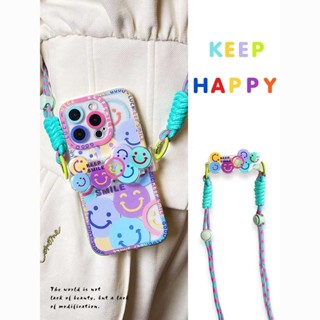 เคสมือถือ แบบนิ่ม พร้อมสายคล้อง หรูหรา สําหรับ Apple 14 Pro 13 Pro Max 12 Pro Xs Max 8 Plus