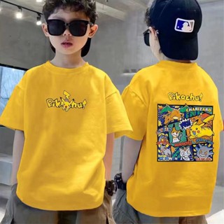 (พร้อมส่ง) เสื้อยืดแขนสั้นลําลอง สไตล์ใหม่ สําหรับเด็กผู้ชาย 2023