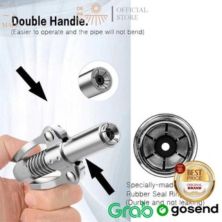 Kepala Pompa Grease Gun Grease Coupler Heavy Duty Kunci Ganda DP