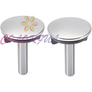 【COLORFUL】Metal Plug Stopper Part 2pcs 50mm Metal Durable Stopper Cover Bathroom