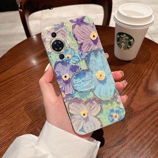 เคสโทรศัพท์มือถือ ลายภาพวาดสีน้ํามัน รูปดอกไม้ หลากสี สําหรับ Huawei Nova 11 Pro 11i Nova11i Nova11 Pro