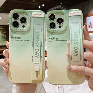 เคสซิลิโคนนิ่ม ลายตัวอักษร ไล่โทนสี พร้อมสายคล้อง สําหรับ Xiaomi 12 11 Lite POCO M3 X3 X5 X4 M4 X4 C40