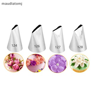 Maud #124 #125 #126 #127 #ชุดหัวฉีดสแตนเลส 128 Rose Petal Pastry EN