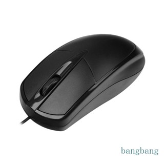 Bang เมาส์เกมมิ่งมีสาย 3 ปุ่ม 1000DPI USB สําหรับคอมพิวเตอร์