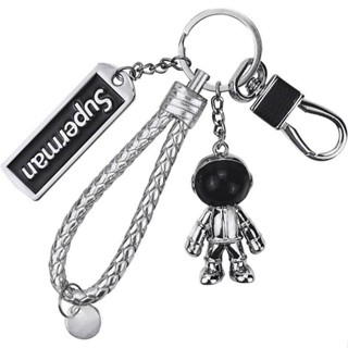 Car Keychain Korean Couple Stainless Steel Creative Personality Men and Women Fashion Brand Waist Pendant Metal Key Chain wiwM