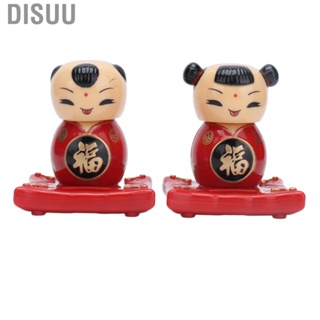 Disuu Cute Chinese Traditional Spring Festival Wealth Statue For Home Desktop Decor MF