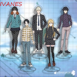 IVANES โมเดลฟิกเกอร์อะคริลิคใส รูปการ์ตูนอนิเมะ สําหรับสะสม ตั้งโต๊ะ