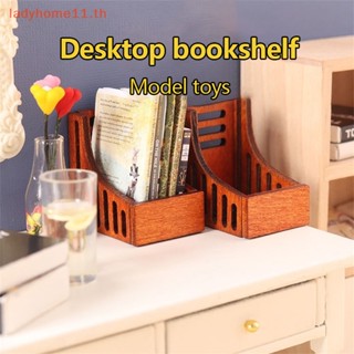 Onelady ชั้นวางหนังสือจิ๋ว 1:12 สําหรับตกแต่งบ้านตุ๊กตา 1 ชุด