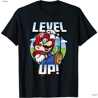 การออกแบบเดิมเสื้อยืดคอกลม แขนสั้น ผ้าฝ้าย พิมพ์ลายกราฟฟิค Super Mario สไตล์เรโทร แฟชั่นฤดูร้อน สําหรับผู้ชายS-5XL