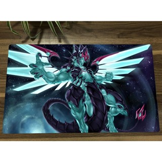 Yugioh! แผ่นรองเมาส์ ลายตากาแล็กซี่ โฟตอน ดราก้อนเทรดดิ้งการ์ดเกม TCG CCG Playmat ฟรีกระเป๋า