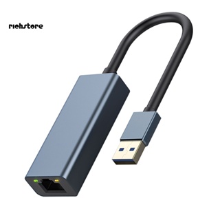 &lt;richstore&gt; อะแดปเตอร์เครือข่ายอีเธอร์เน็ต USB 3.0 เป็น RJ45 1000Mbps Gigabit สําหรับ Windows Mac OS Android