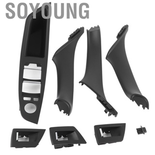 Soyoung Window Armrest Panel  Car Inner Decoration Switch Interior Door Handle Trim Cover Kit 51417225875 Fit for 5 Seriess F10 F1