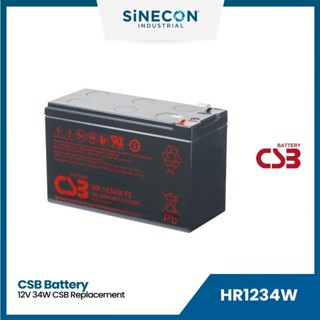 CSB Battery แบตเตอรี่ 12V 34W 9Ah CSB-HR1234W Replacement