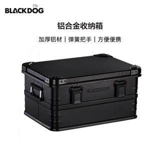 Blackdog กล่องเก็บของอลูมิเนียมอัลลอยด์ แบบพับได้ สําหรับตั้งแคมป์กลางแจ้ง