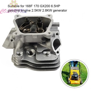 【COLORFUL】Cylinder Assembly Cylinder Head Durable For 168F170 GX200 6.5HP Engine