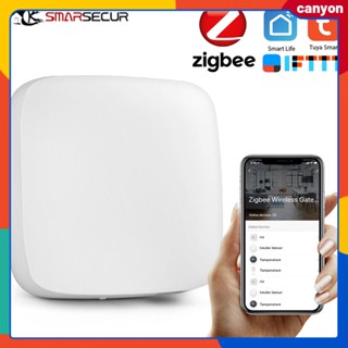 Tuya Zigbee Mini Smart Wired Gateway ศูนย์ควบคุมอุปกรณ์ภายในบ้าน แอพอัจฉริยะ รีโมทคอนโทรล การใช้พลังงานต่ำ ทำงานร่วมกับอุปกรณ์บ้านอัจฉริยะ canyon