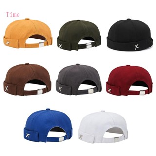 Time Melons Beanies หมวกบีนนี่ ทรงโดม สไตล์ฮิปฮอป สําหรับผู้ชาย