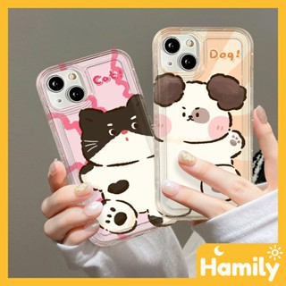 Photo Frame Airbag iPhone Case TPU Soft Clear Phone Case Cute Cartoon Animal Camera Protection Shockproof Compatible with iPhone 14 13 12 11 Pro Max XS Max XR XS 6 7 8 Plus