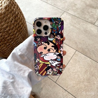 เคสโทรศัพท์มือถือแบบแข็ง ลายการ์ตูนชินจัง สําหรับ Iphone 14Promax 14Pro 14Plus 14 13Promax 13Pro 13 12Promax 12Pro 12 11Promax 11Pro 11 XSMAX XR 7Plus