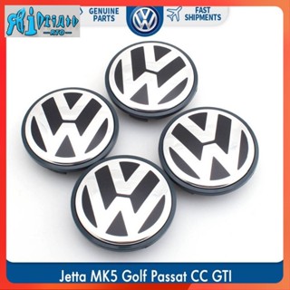 Rto ฝาครอบดุมล้อ ลายโลโก้ 63 65 มม. สําหรับ VW Volkswagen Jetta MK5 Golf passat 3 B7 601 171JC 4 ชิ้น ต่อชุด|