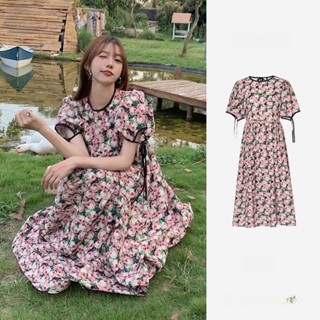 Zeivor - ZSO JESI Midi Dress/VILMEI Dress/ชุดเดรส Midi Dress/ชุดเดรสผู้หญิง สไตล์เกาหลี/ชุดเดรสแขนสั้น พิมพ์ลายดอกไม้/ชุดเดรสผู้หญิงวัยรุ่น/ชุดเดรสทางการ สําหรับผู้หญิง/เชิญ/เดรส