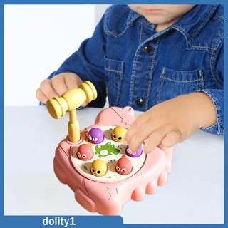 [Dolity1] ของเล่นการ์ตูนหนูแฮมสเตอร์ พร้อมค้อน เพื่อการเรียนรู้ สําหรับเด็ก