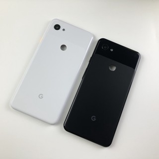 สําหรับ HTC Google Pixel 3a XL 3aXL ฝาครอบแบตเตอรี่ + เลนส์กล้องหลัง + ปุ่มปรับระดับเสียง + โลโก้