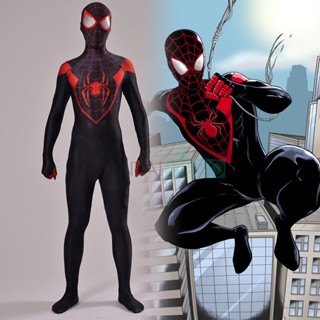 เครื่องแต่งกายคอสเพลย์ การ์ตูนอนิเมะ Miles Morales Cross-Border สําหรับปาร์ตี้ฮาโลวีน