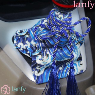 LANFY ปลอกคอเกียร์อัตโนมัติ อุปกรณ์เสริม สําหรับตกแต่งภายในรถยนต์