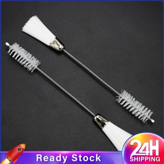 ❥❥ 1 ชิ้นแปรงทำความสะอาดจักรเย็บผ้าในครัวเรือน Double Ended Cleaning Nylon Brush Multi-Function Clean Brush Tail Cleaning Tools