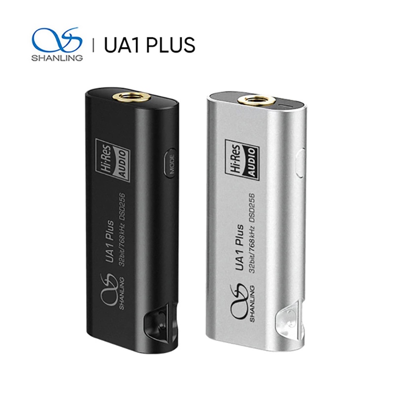 Shanling UA1 PLUS เครื่องขยายเสียงหูฟัง USB DAC CS43131 ชิป Hi-Res PCM 32bit 768kHz DSD256 Type-C เป