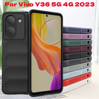 เคสโทรศัพท์ซิลิโคน TPU แบบนิ่ม กันกระแทก ป้องกันกล้อง สําหรับ Vivo Y36 5G 4G VivoY36 2023