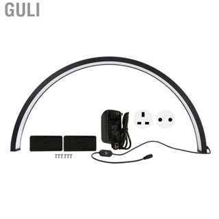 Guli 35W 28 Inch  Half Moon Nail Desk Light Aluminum Alloy Dimmable Lamp for Lash Extensions Skincare Live