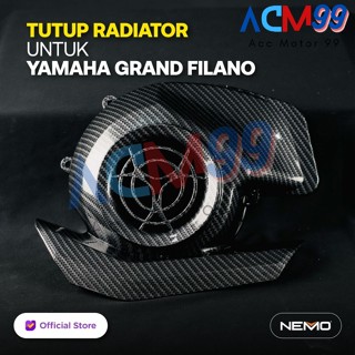 ฝาครอบหม้อน้ําคาร์บอน สําหรับ Yamaha Grand Filano