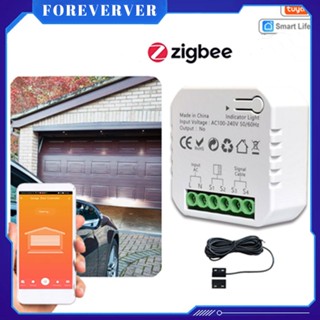 Tuya ZigBee Smart DIY Switch Module ประตูโรงรถ Rolling Shutter Door Open/Close Controller APP Remote Control with Zigbee Gateway fore