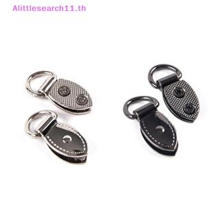 Alittlesearch11 หัวเข็มขัดโลหะ รูปใบไม้ สําหรับแขวนกระเป๋า Diy 2 ชิ้น