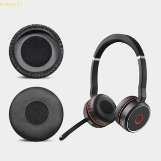 Koko ฟองน้ําครอบหูฟัง แบบนิ่ม สําหรับ Jabra evolve 20se 30II 40 65+ 75 1 คู่