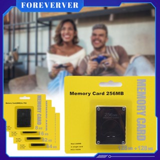 8/16/32/64/128/256mb Megabyte Memory Card สำหรับ Sony Ps2 Playstation 2 Slim ข้อมูลเกมคอนโซล Mini การ์ดหน่วยความจำสีดำ fore