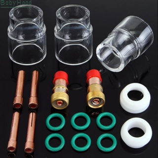 【Big Discounts】17pcs TIG Welded Stubby Gas Lens 3/32 Inch # 12 Heat Cup For WP-17/18/26 Torch#BBHOOD