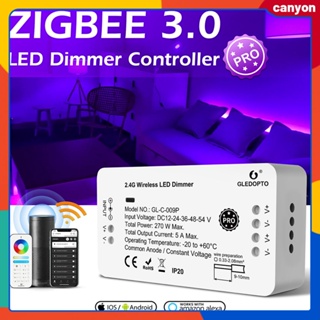 Zigbee 3.0 Smart Led Dimmer Controller Smart Phone App Control Brightness Adjustable Smart Speaker Voice Control Multi Scenarios Application canyon