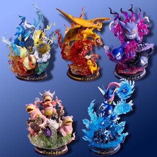 [New product in stock] pet elf Pokemon dull beast hand-made fire dragon model dull beast Ibu family toy MEAC