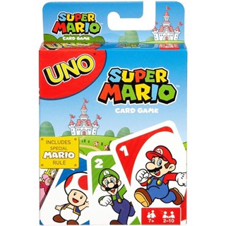 การ์ดเกมโป๊กเกอร์ UNO Super Mario สําหรับครอบครัว