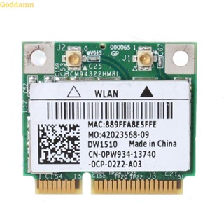 Godd การ์ด WLAN ไร้สาย Dual Band BCM94322HM8L DW1510 Half Mini Pci-e Wifi สําหรับ DELL