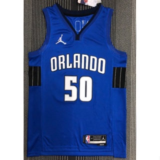 เสื้อกีฬาบาสเก็ตบอล nba Atlanta Magic No.50 Anthony สีฟ้า 2022 101649