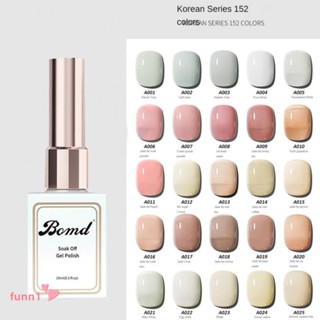 พร้อมส่งทุกวันสีเจลไซรัป/เจลลี่ Bomd 15ml Nude Pink สีสวยใส สุขภาพดี เม็ดสีแน่น ทาง่าย Jelly Gel Polish