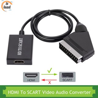 【IS】อะแดปเตอร์แปลงสัญญาณเสียง Hd 1080p Hdmi สําหรับ Crt Tv Vhs Video