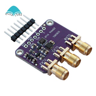 บอร์ดเครื่องกําเนิดไฟฟ้านาฬิกา Si5351A I2C 25Mhz 8Khz เป็น 160Mhz สําหรับ Arduino D9I2