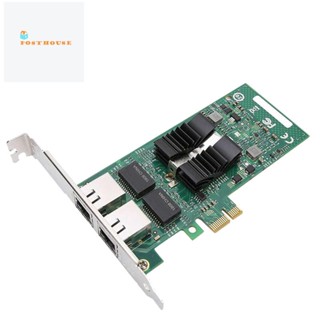 อะแดปเตอร์การ์ดเครือข่าย 82576-T2 Dual Port Gigabit PCI-E สําหรับ XP WIN7 WIN8 WIN10