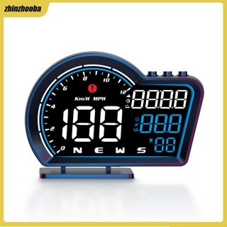 Fs G16 HUD Head Up Display Beidou + GPS ระบบคู่ สมาร์ทเกจ แสดงผล พร้อมเข็มทิศ KMH MPH OverSpeed Alarm